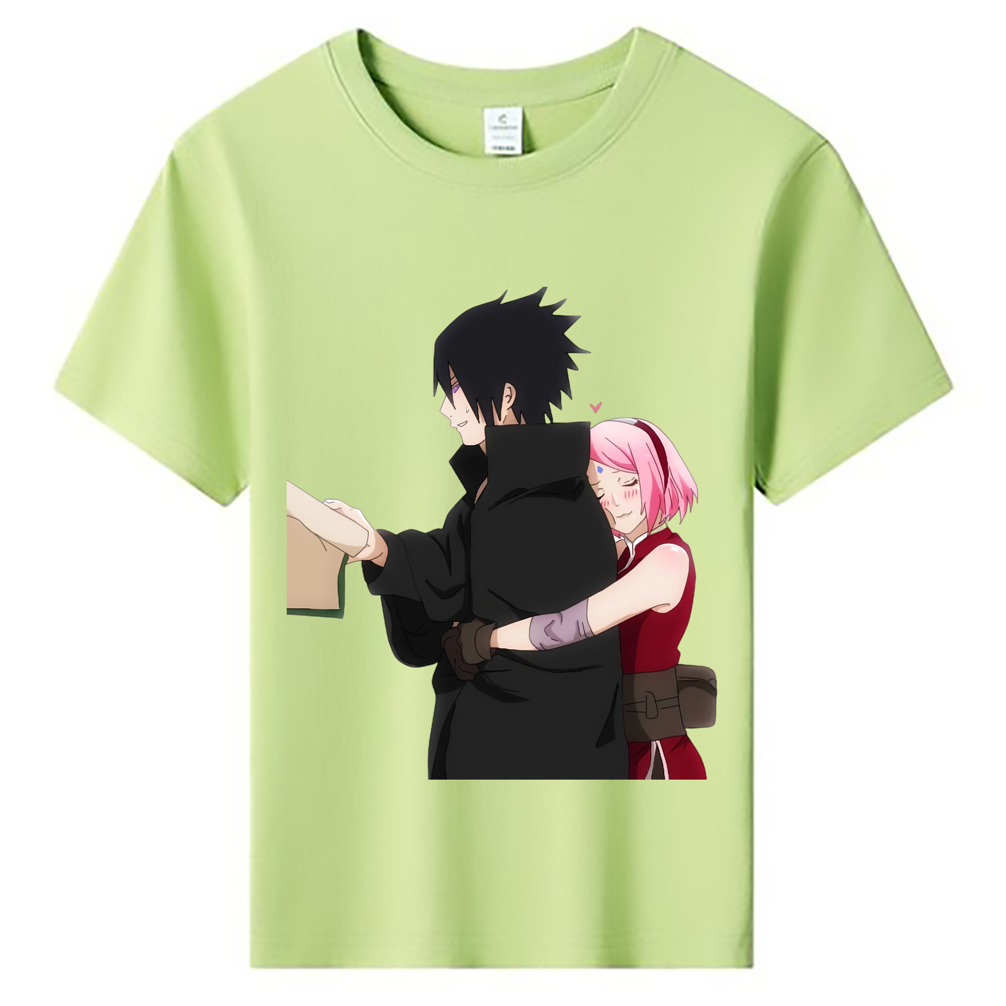 （画像用） NARUTO -ナルト- うちは サスケ Uchiha Sasuke 綿100％キッズTシャツ（フロントプリント）